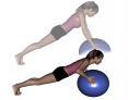 Stability Ball Intermediate Pushup