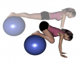 Stability Ball Prone Knee Tuck